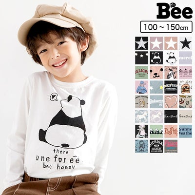 長袖プリントTシャツ