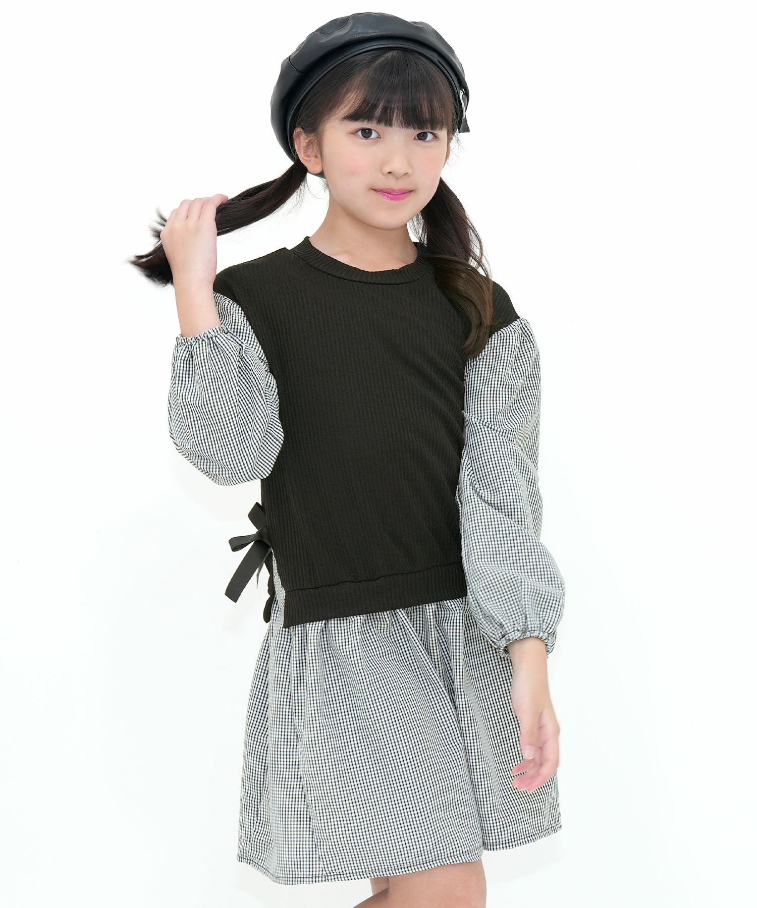 重ね着風ワンピース | 子供服Bee