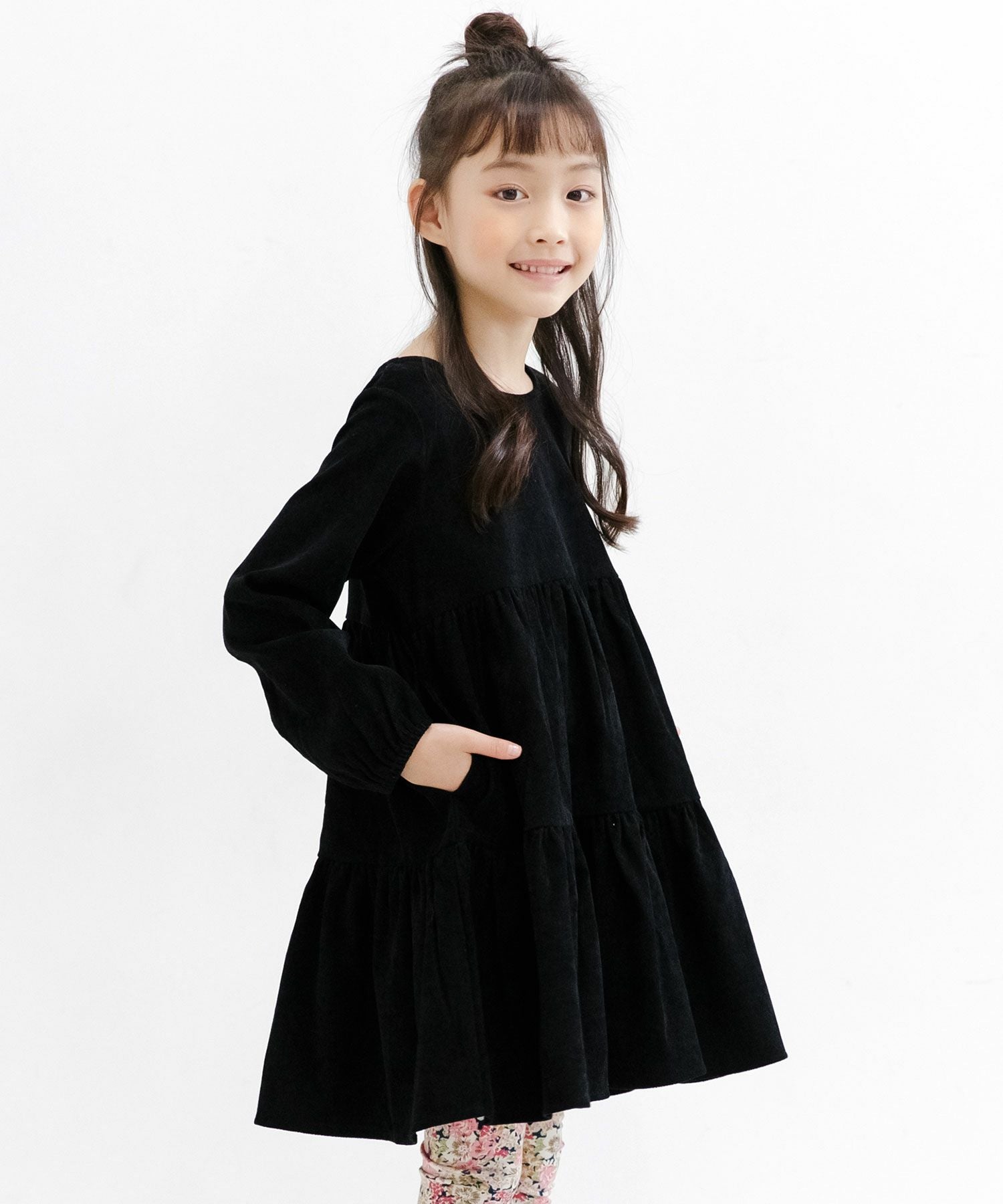コーデュロイ風ワンピース | 子供服Bee