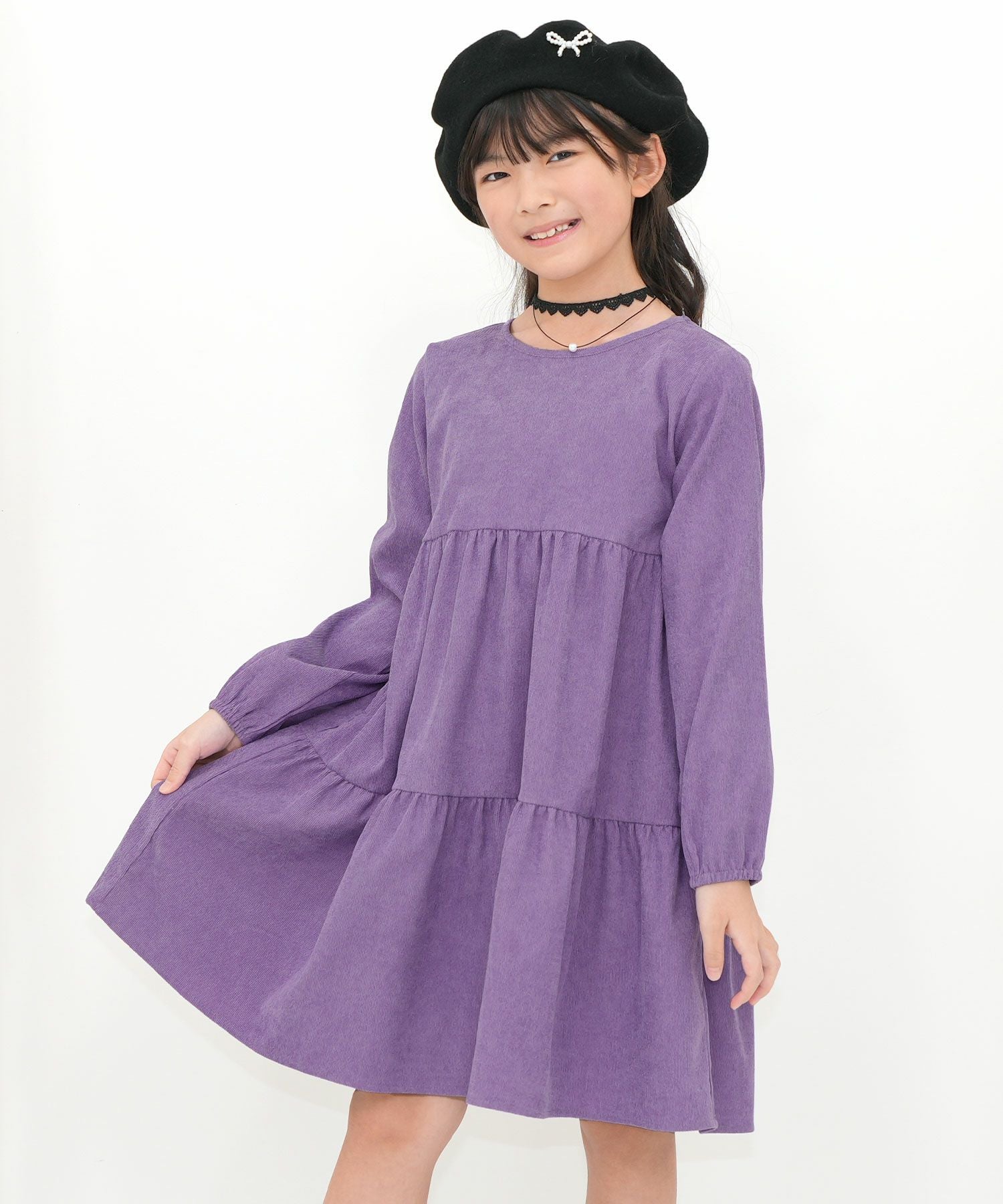 コーデュロイ風ワンピース | 子供服Bee