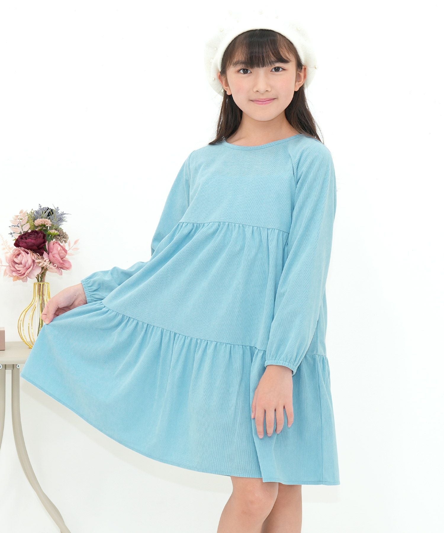 コーデュロイ風ワンピース | 子供服Bee