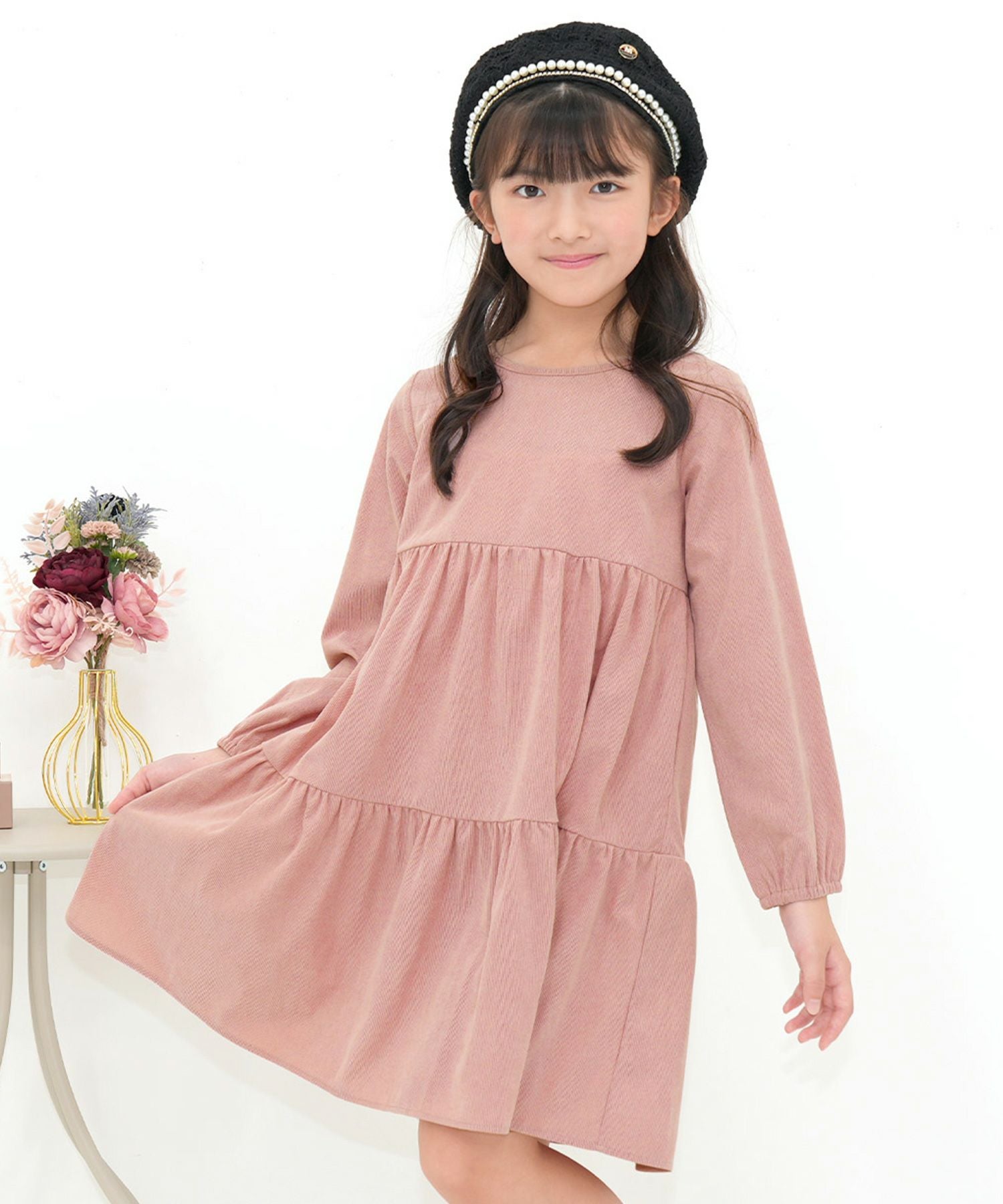 コーデュロイ風ワンピース | 子供服Bee