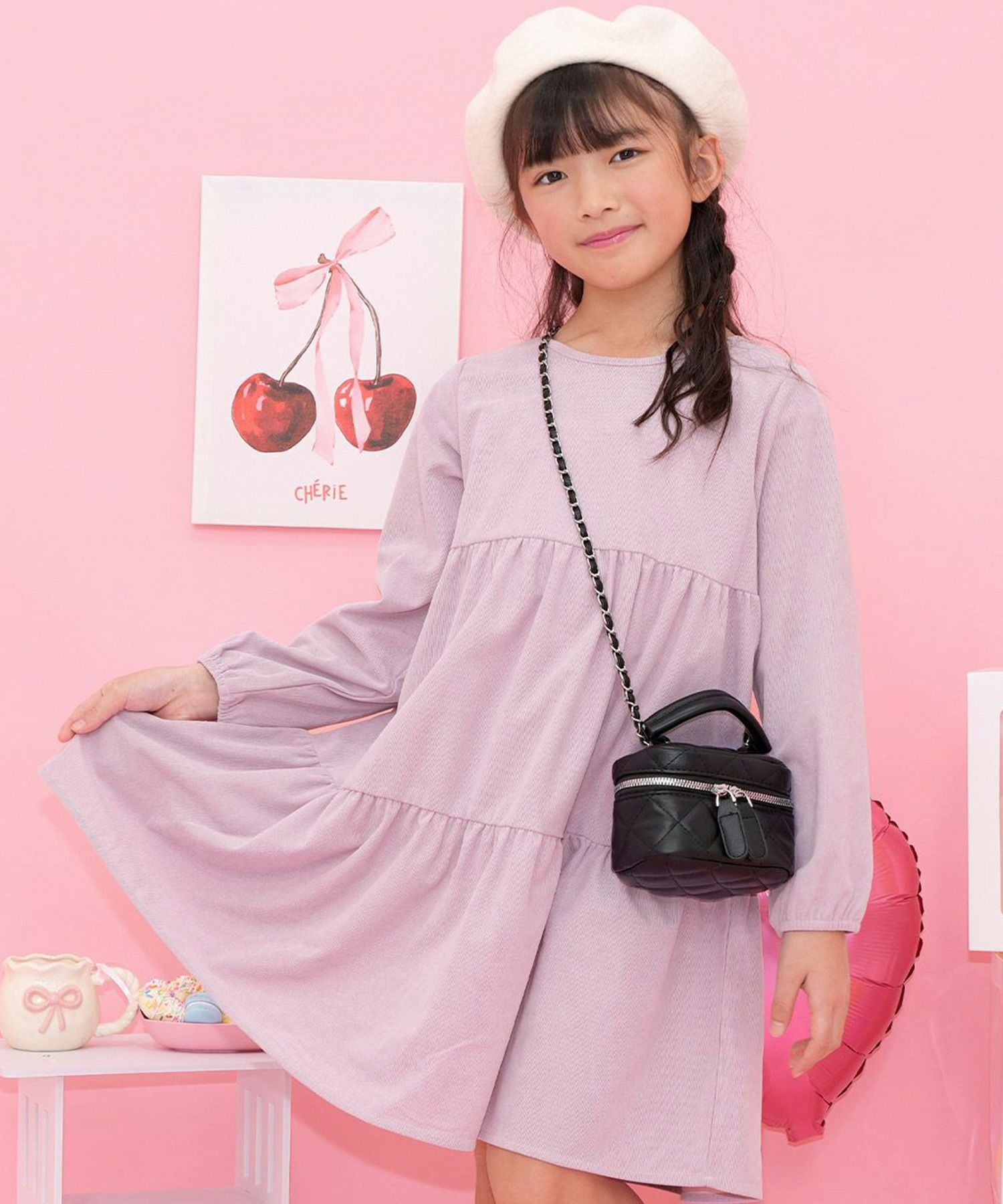 コーデュロイ風ワンピース | 子供服Bee