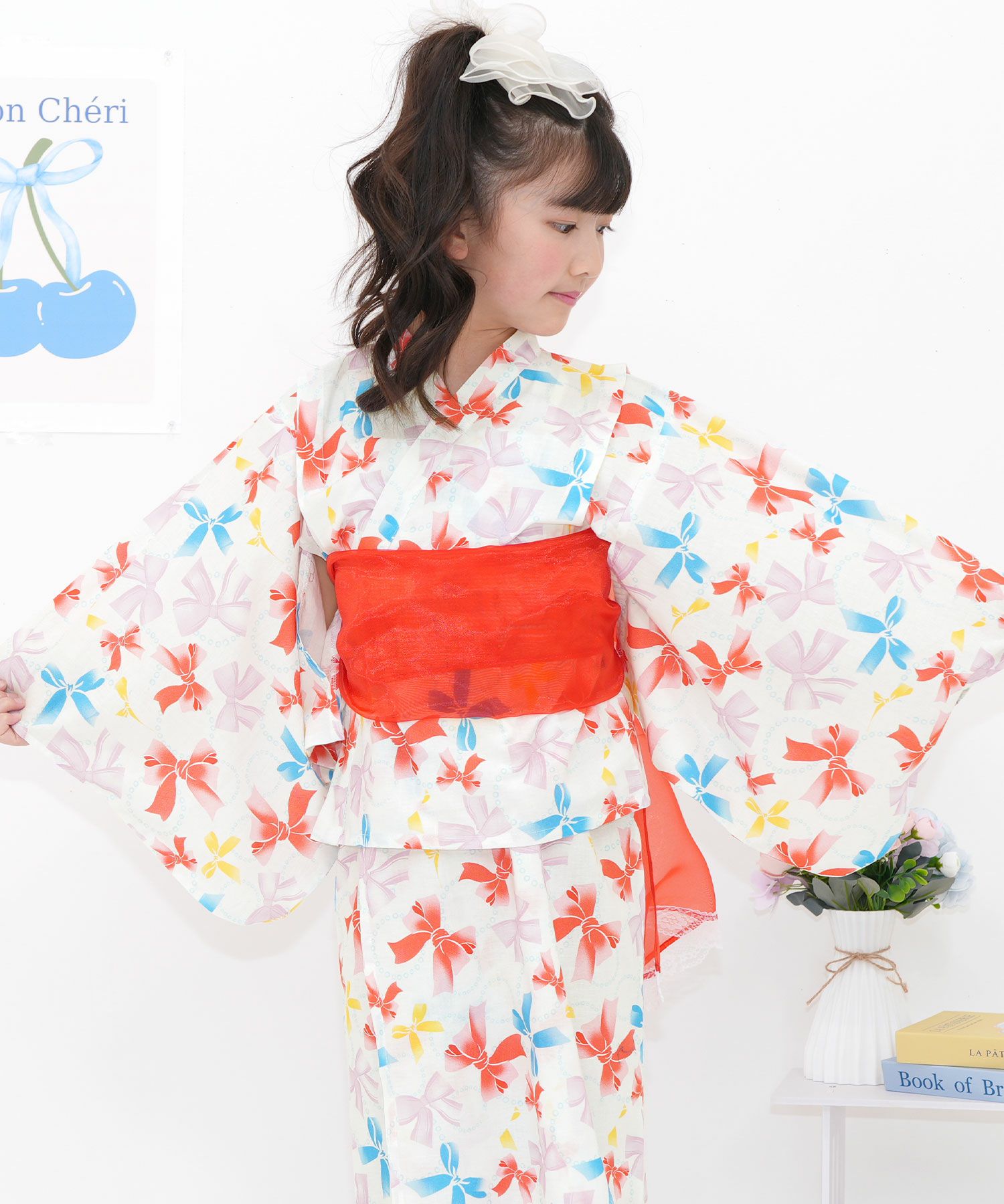 Bee de Bee 花柄 浴衣ドレス 160cm 浴衣3点セット | 子供服Bee