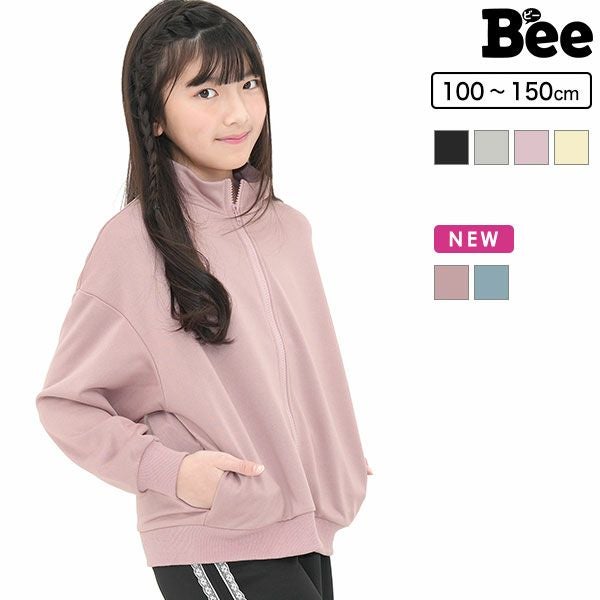 ジップ付トップス