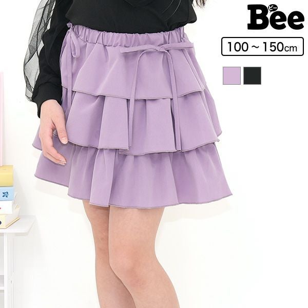 リボン付きフリルスカート